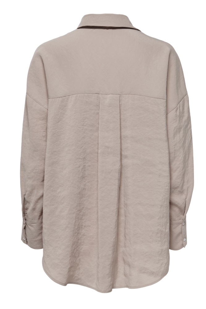 ONLZAZIMA L/S LOOSE SHIRT WVN NOOS 15272523 Silver Mink